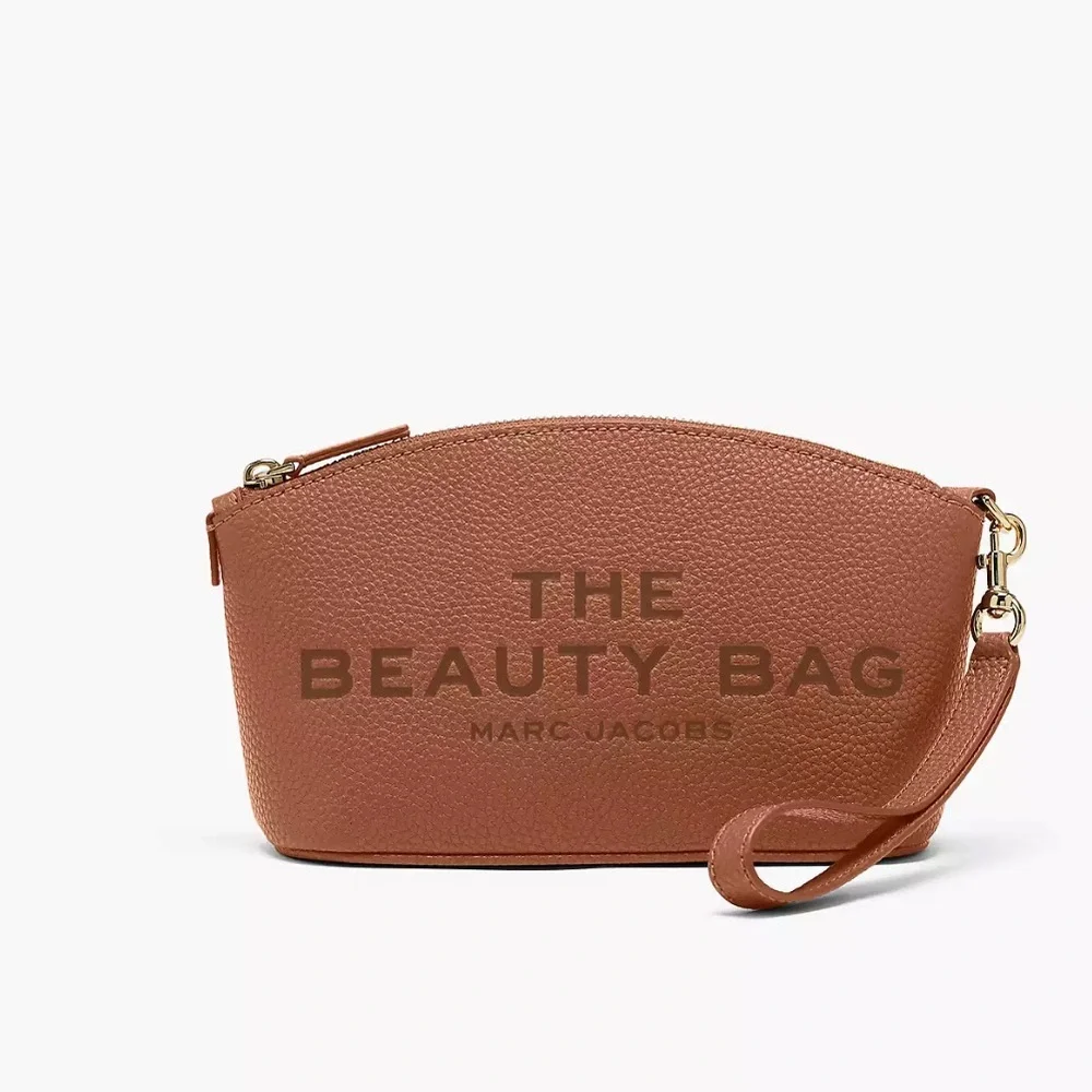Authentic Marc Jacobs Brown Beauty Bag - Picture 1 of 12